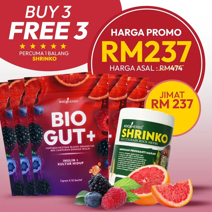 Pakej 6 Pek Family dengan free gift