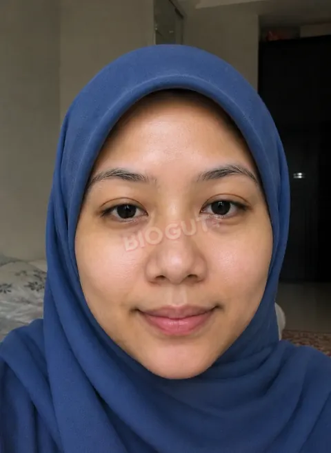 Nadia selepas BioGut+